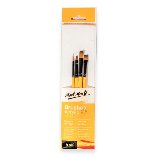 Acrylic Brushes Signature 4pc